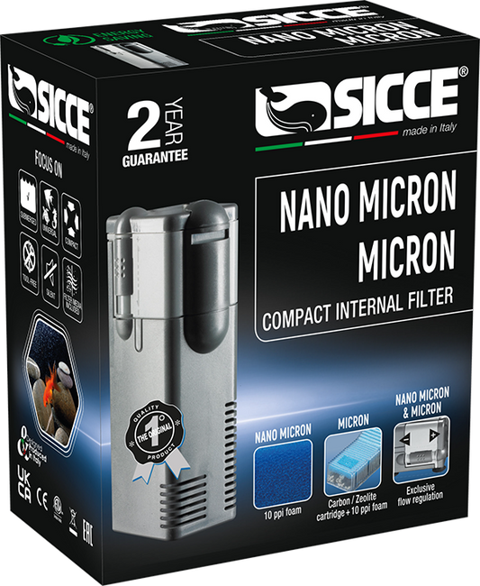 Sicce NANO Micron Internal Filter - 53gph.