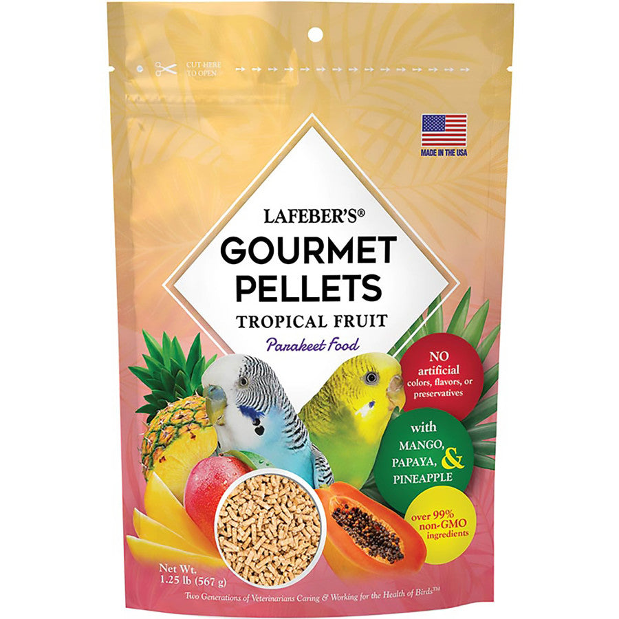 Lafeber Company Tropical Fruit Gourmet Pellets Parakeet Bird Food