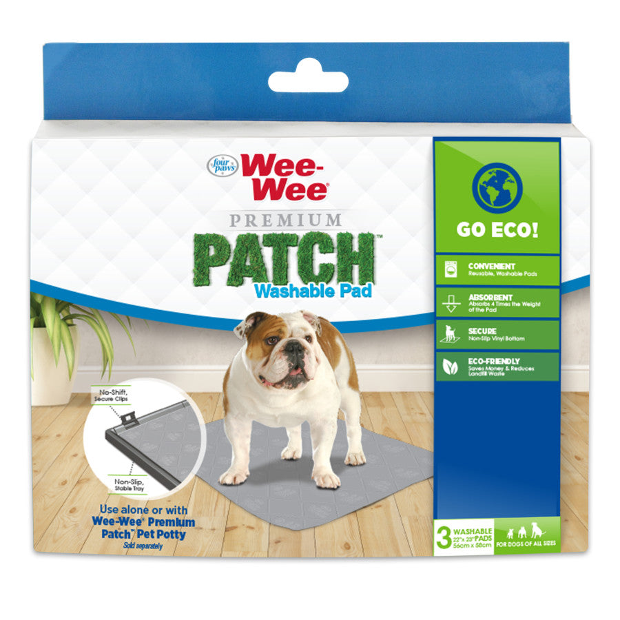 Four Paws Wee-Wee Premium Patch Washable Pee Pad for Dogs