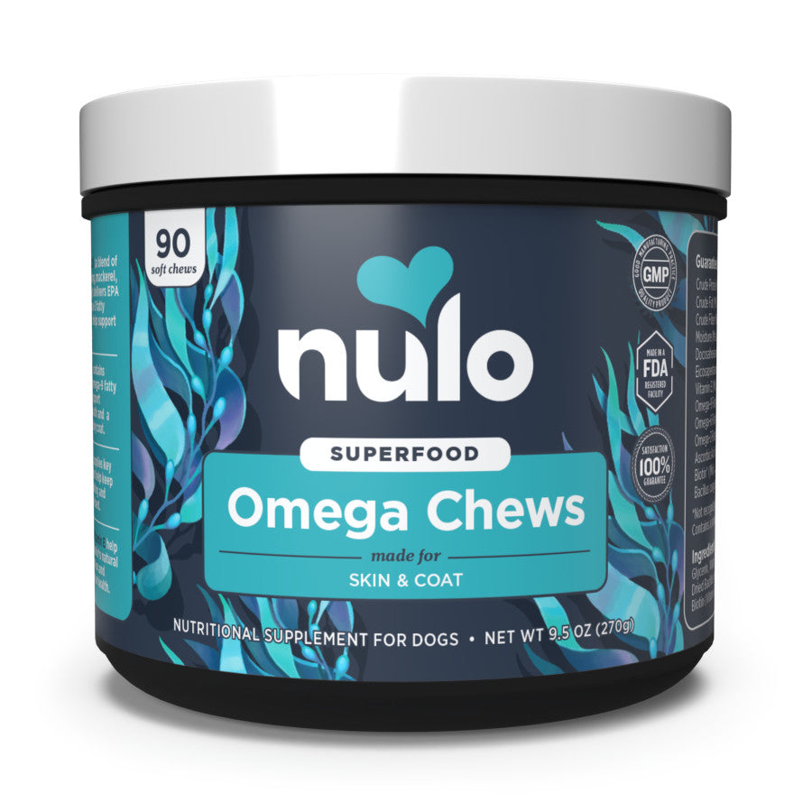 ABOUT US Nulo Superfood Omega Soft Chew Supplements for Dogs