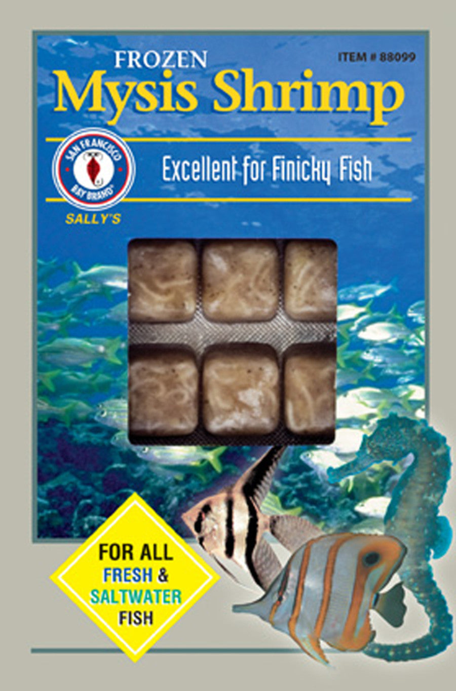 San Francisco Bay Brand Mysis Shrimp Frozen Fish Food