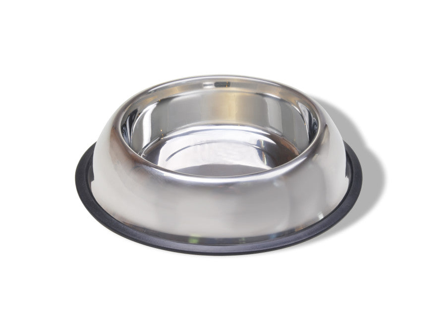 Van Ness Plastics Stainless Steel No-Tip Dish
