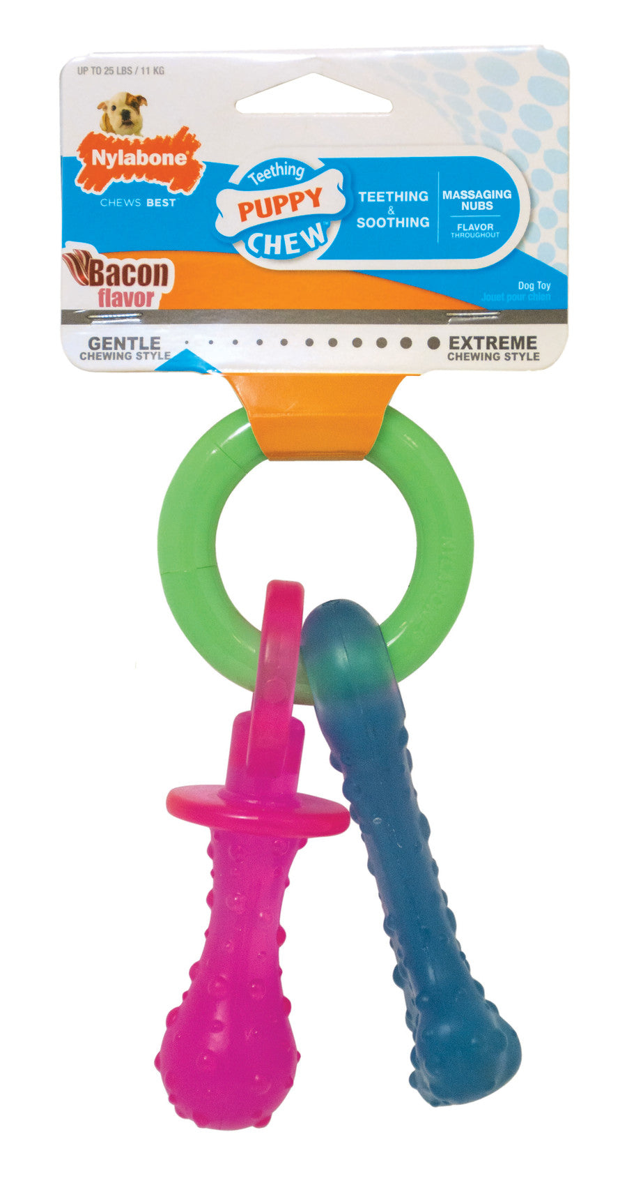 Nylabone Puppy Chew Teething Pacifier Dog Chew Toy