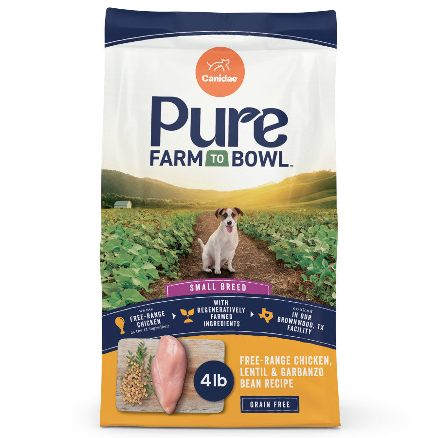 CANIDAE PURE Farm to Bowl Small Breed Dry Dog Food