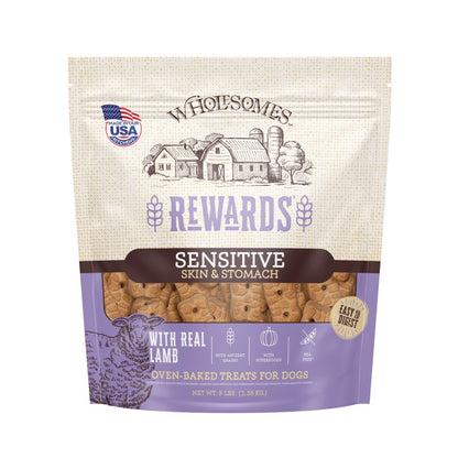 Wholesomes Rewards Sensitive Skin & Stomach Dog Biscuits