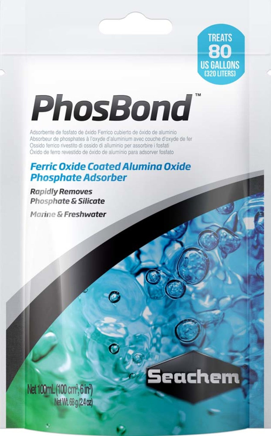 Seachem Laboratories PhosBond Phosphate and Silicate Remover