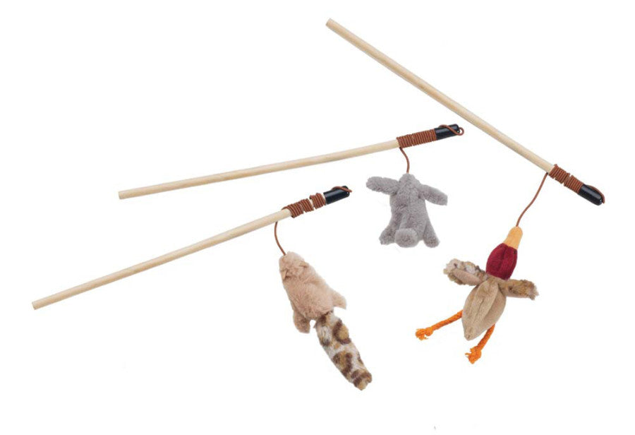 Skinneeez Friends Teaser Wands with Catnip