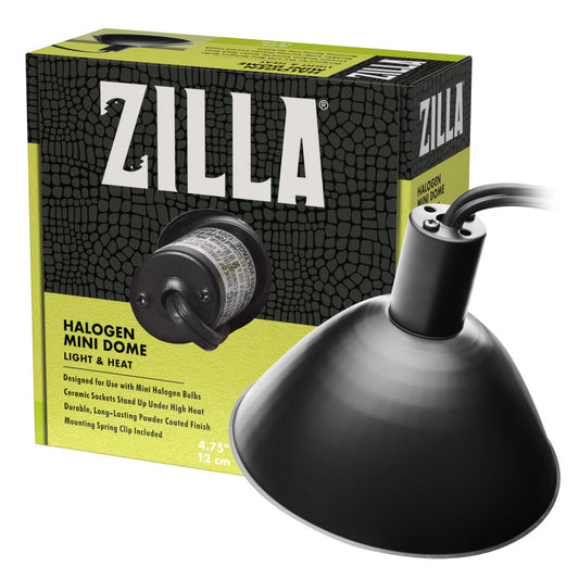 Zilla Light & Heat Halogen Mini Dome For Reptile Terrariums