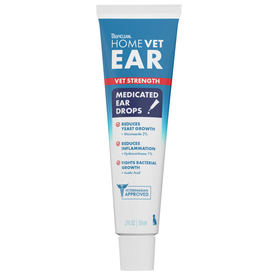 TropiClean HomeVet Ear Medicated Ear Drops
