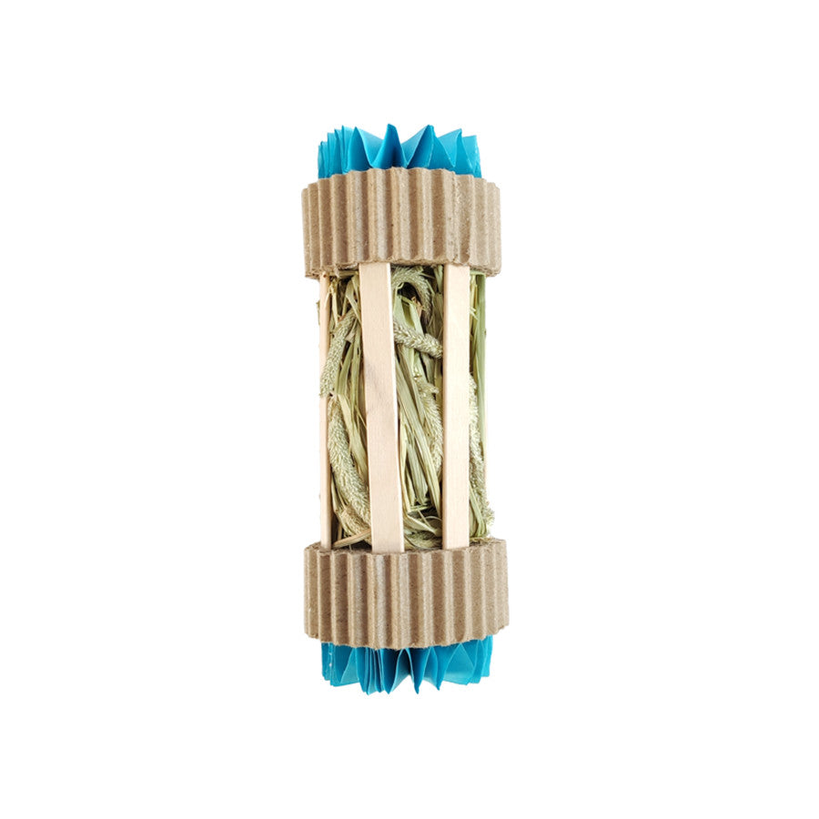 A & E Cages Nibbles Hay Tube Small Animal Chew Toy