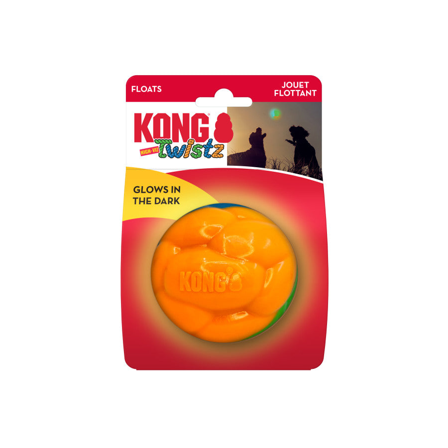 KONG Twistz High-Viz Ball Dog Toy