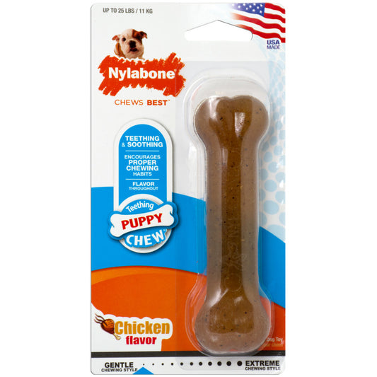 Nylabone Puppy Chew Teething Bone Dog Chew Toy