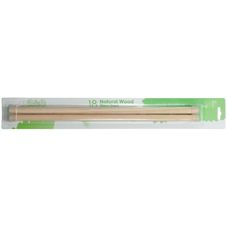 A & E Cages Wooden Replacement Bird Perch