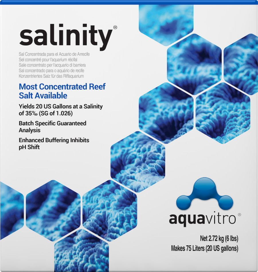 aquavitro Salinity for Reefs Salt Mix