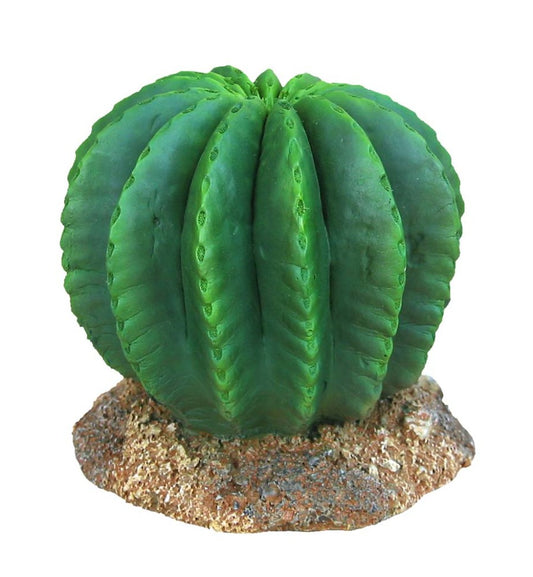 Weco Products Wecorama Badlands Golden Barrel Cactus Terrarium Ornament