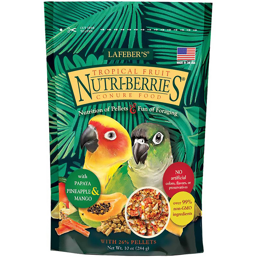Lafeber Company Tropical Fruit Nutri-Berries Conure Bird Food