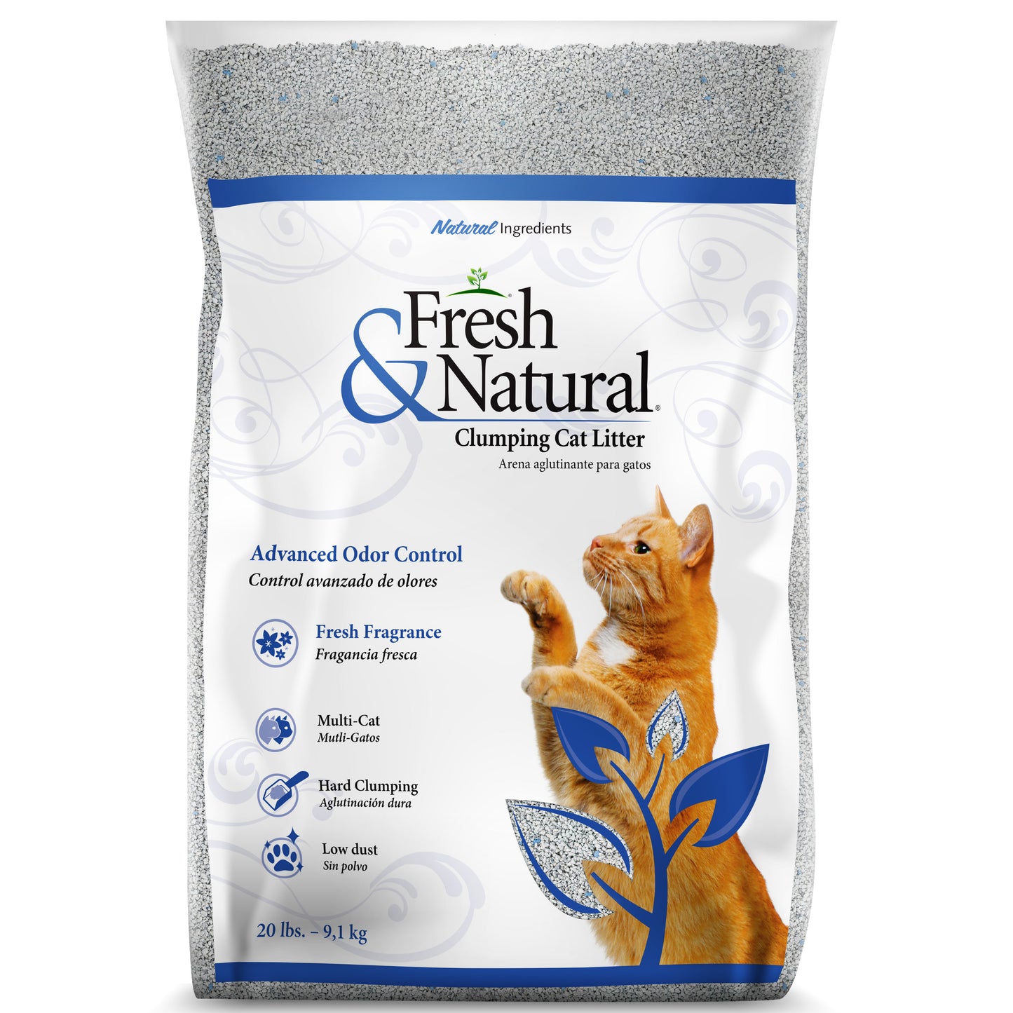 Intersand Fresh and Natural Scented Clumping Cat Litter