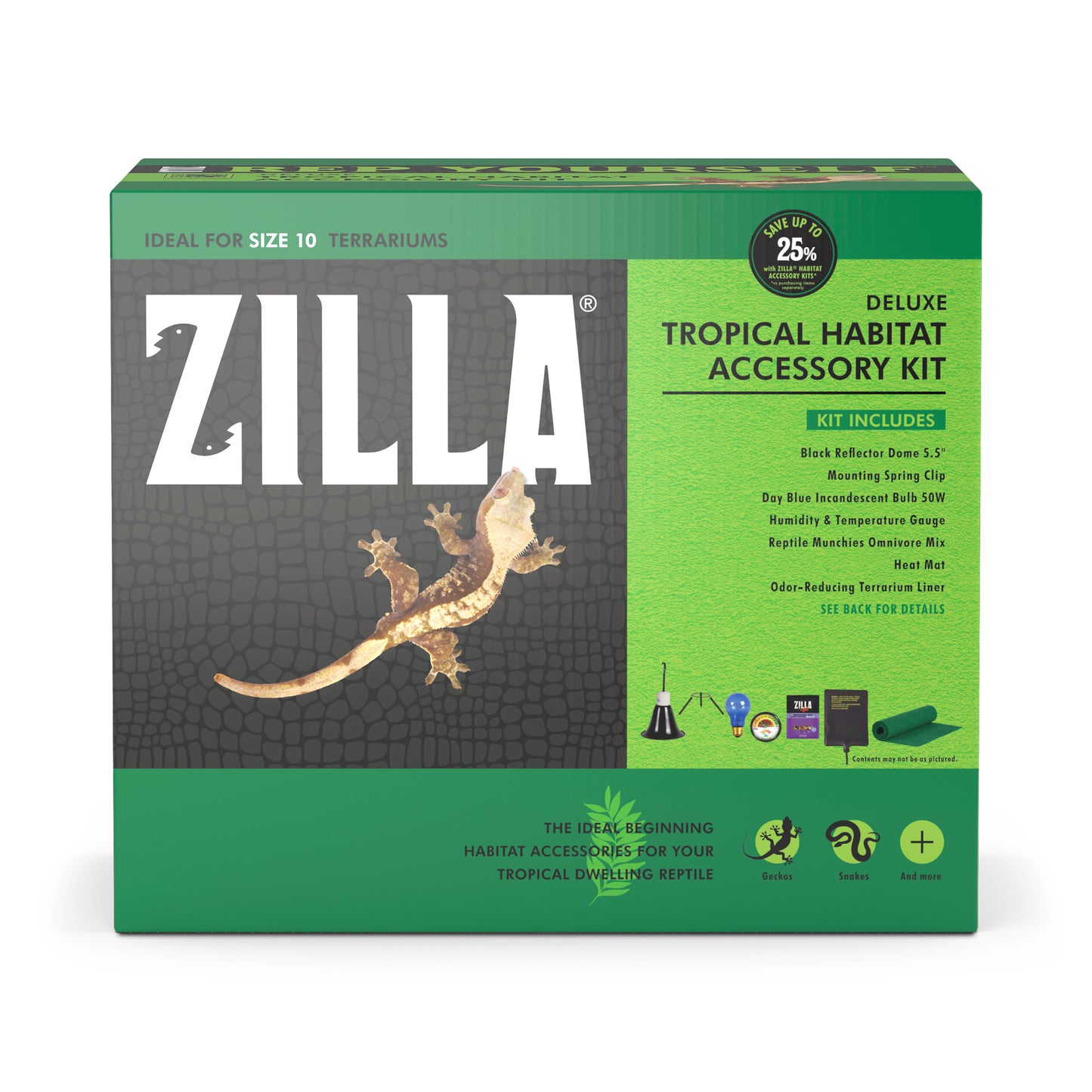 Zilla Tropical Habitat Accessory Kit - 1ea