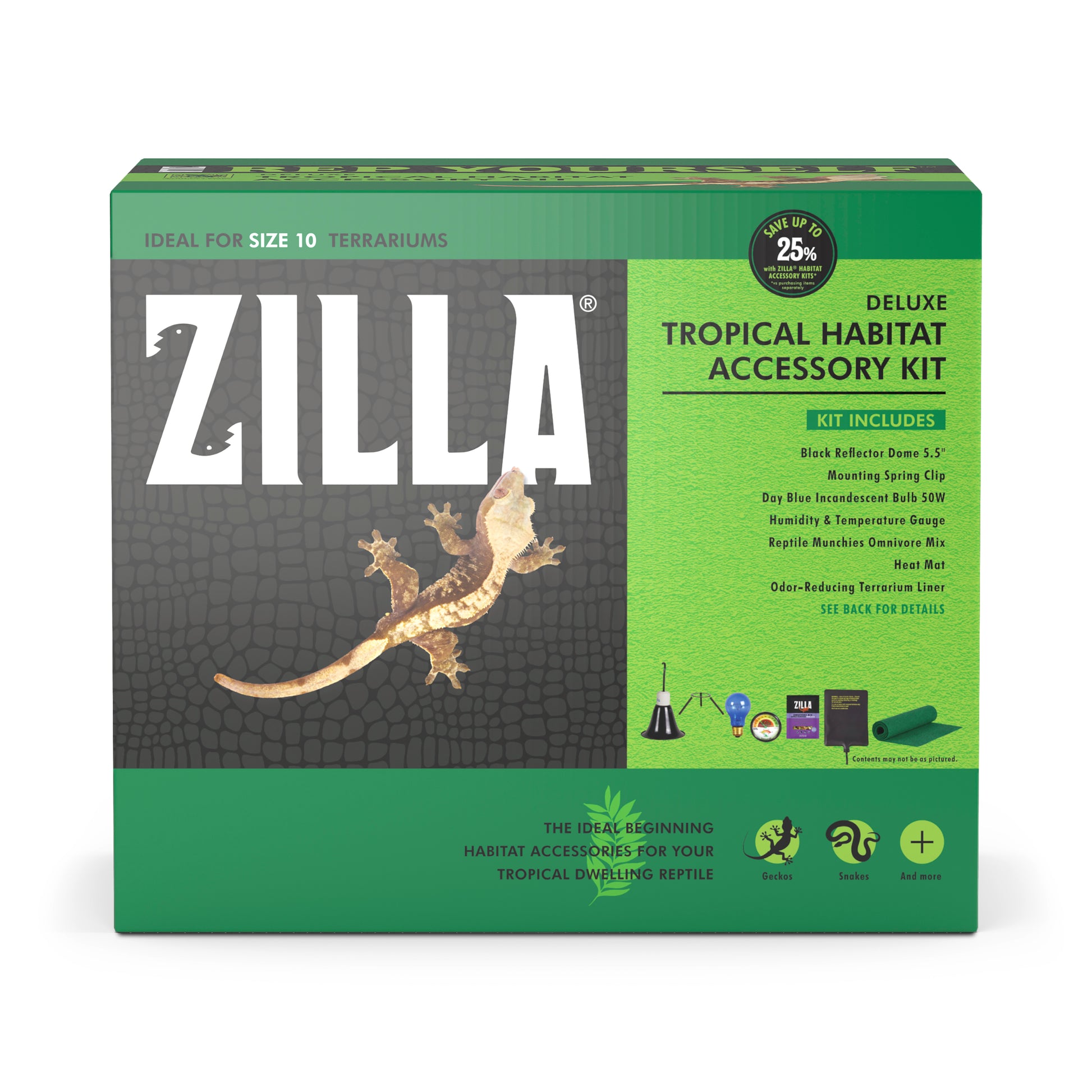 Zilla Tropical Habitat Accessory Kit - 1ea