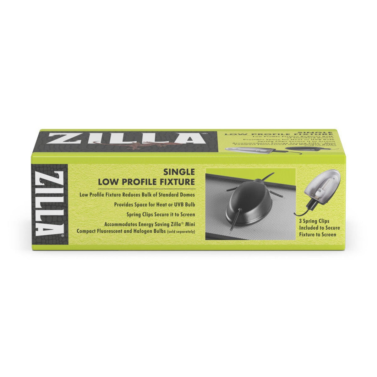 Zilla Low Profile Reptile Terrarium Fixtures Lawn and Pets