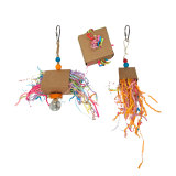 A & E Cages Happy Beaks Crinkle Huts Bird Toy