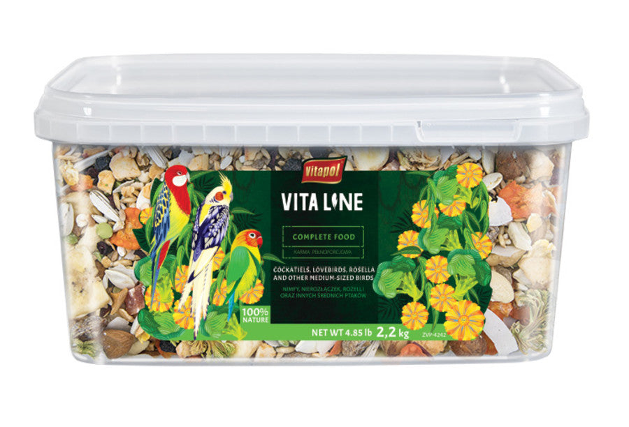 A & E Cages Vitapol Vitaline Complete Food for Cockatiels & other Medium Birds