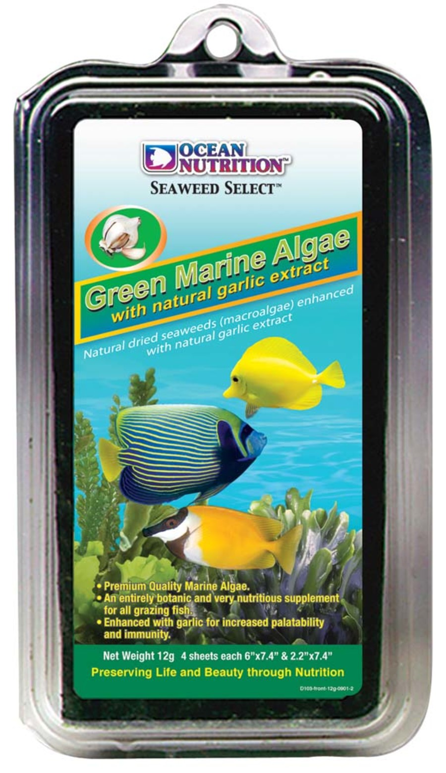 Ocean Nutrition Green Marine Seaweed Algae Fish Food