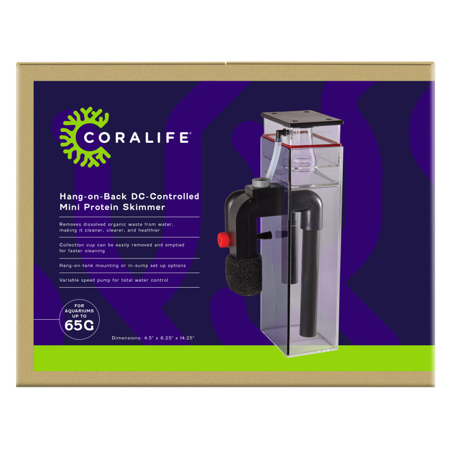 Coralife Hang on Back DC-Controlled Mini Protein Skimmer