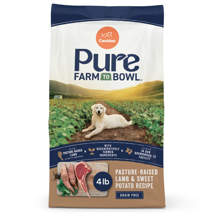 CANIDAE PURE Farm To Bowl Grain-Free LID Dry Dog Food