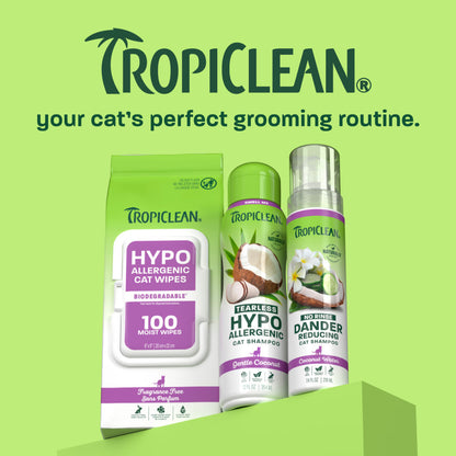 TropiClean HypoAllergenic Cat Wipes.