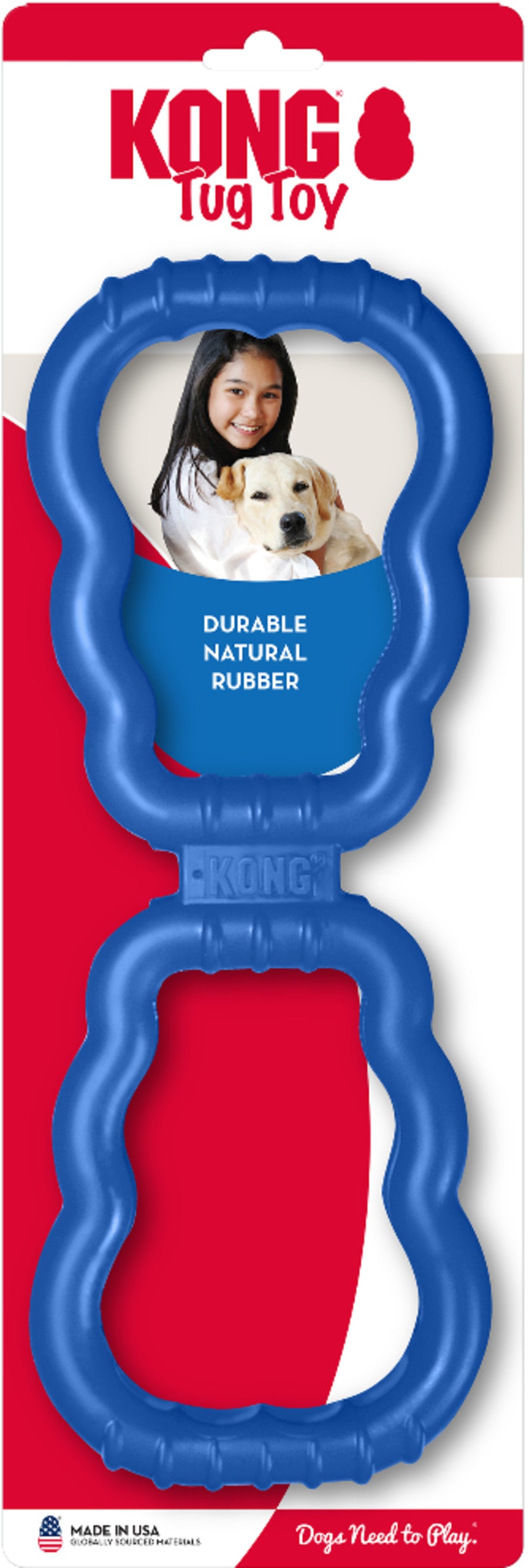 KONG KONG Old Glory Tug Dog Toy