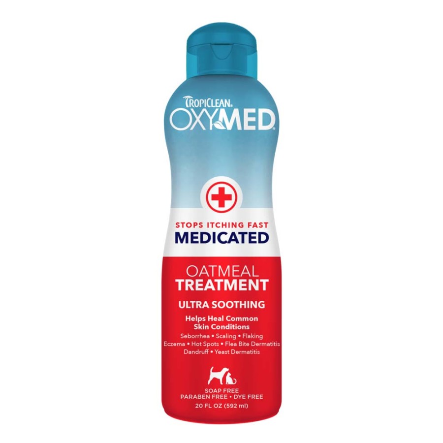 TropiClean OxyMed Medicated Anti Itch Treatment Pet Rinse