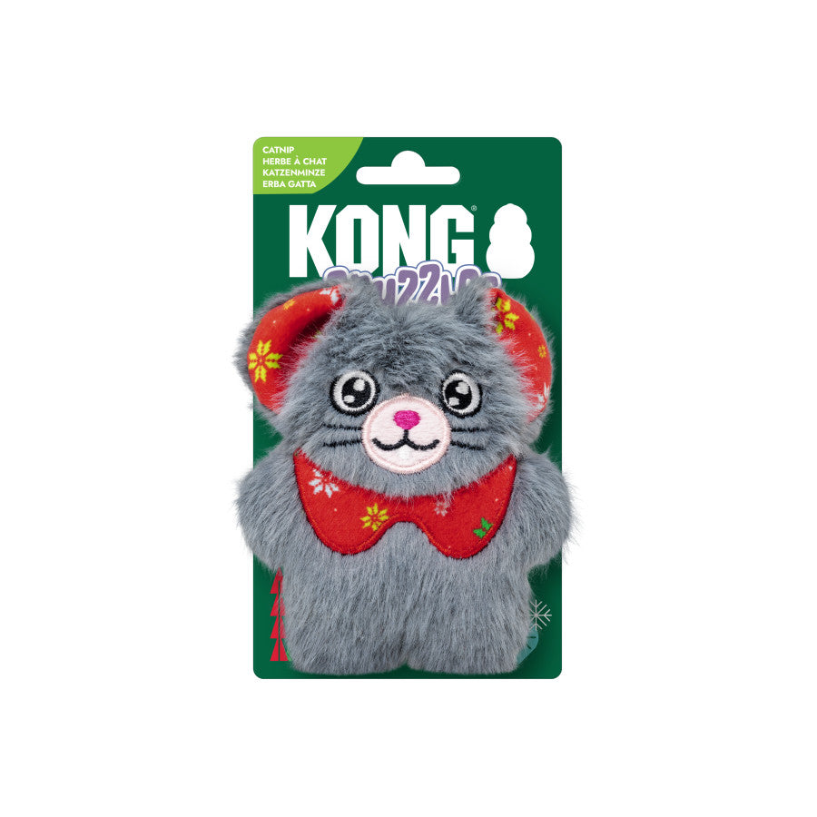 KONG Holiday Cat Snuzzles Mouse Assorted Cat Toy