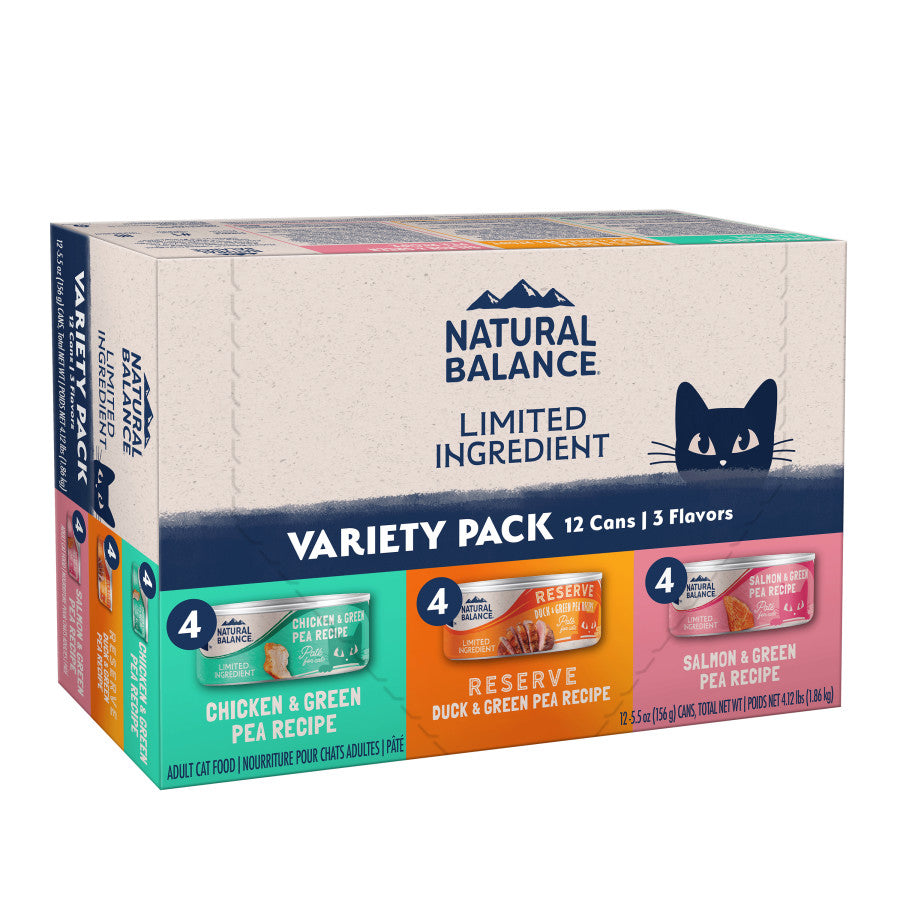 Natural Balance Pet Foods Limited Ingredient Pate Canned Cat Food