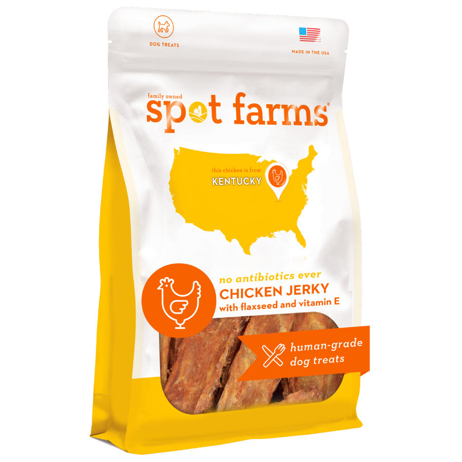 Spot Farms Chicken Jerky w/Flaxseed & Vitamin E Dog Treats