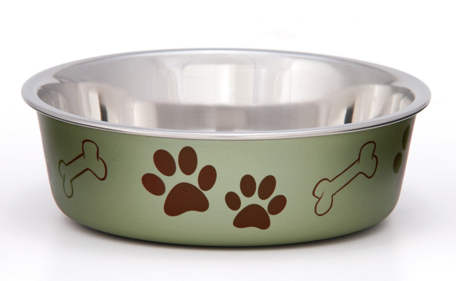 Loving Pets Metallic Dog Bowl