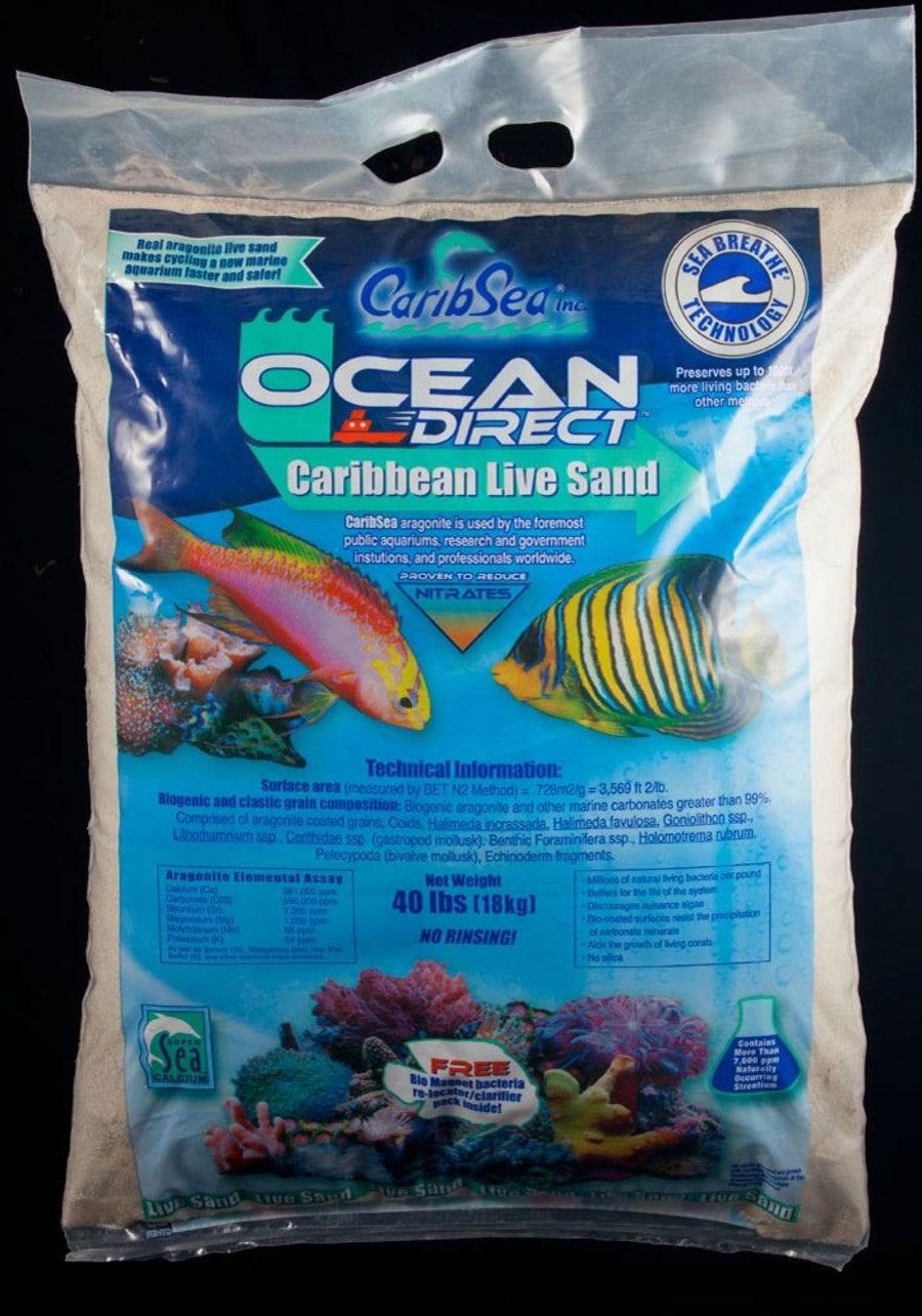 CaribSea Ocean Direct Live Aquarium Sand