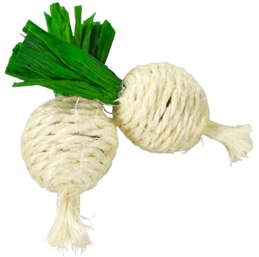 A & E Cages Nibbles Turnip Twins Chew Small Animal Chew Toy