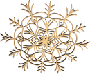 Lawn and Pets Christmas Wood Snow Flakes Design 50