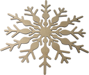 Lawn and Pets Christmas Wood Snow Flakes Design 11