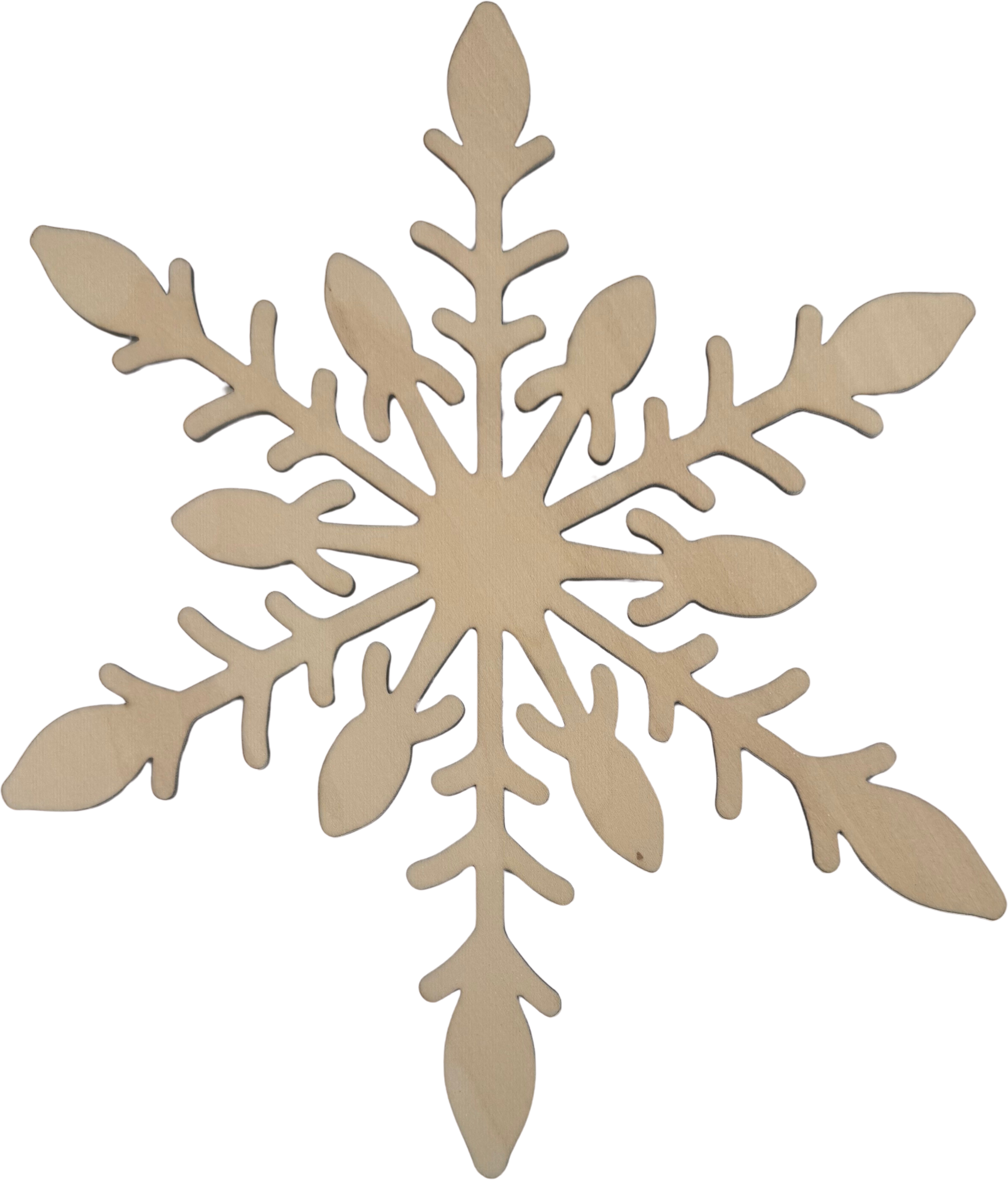 Lawn and Pets Christmas Wood Snow Flakes Design 25