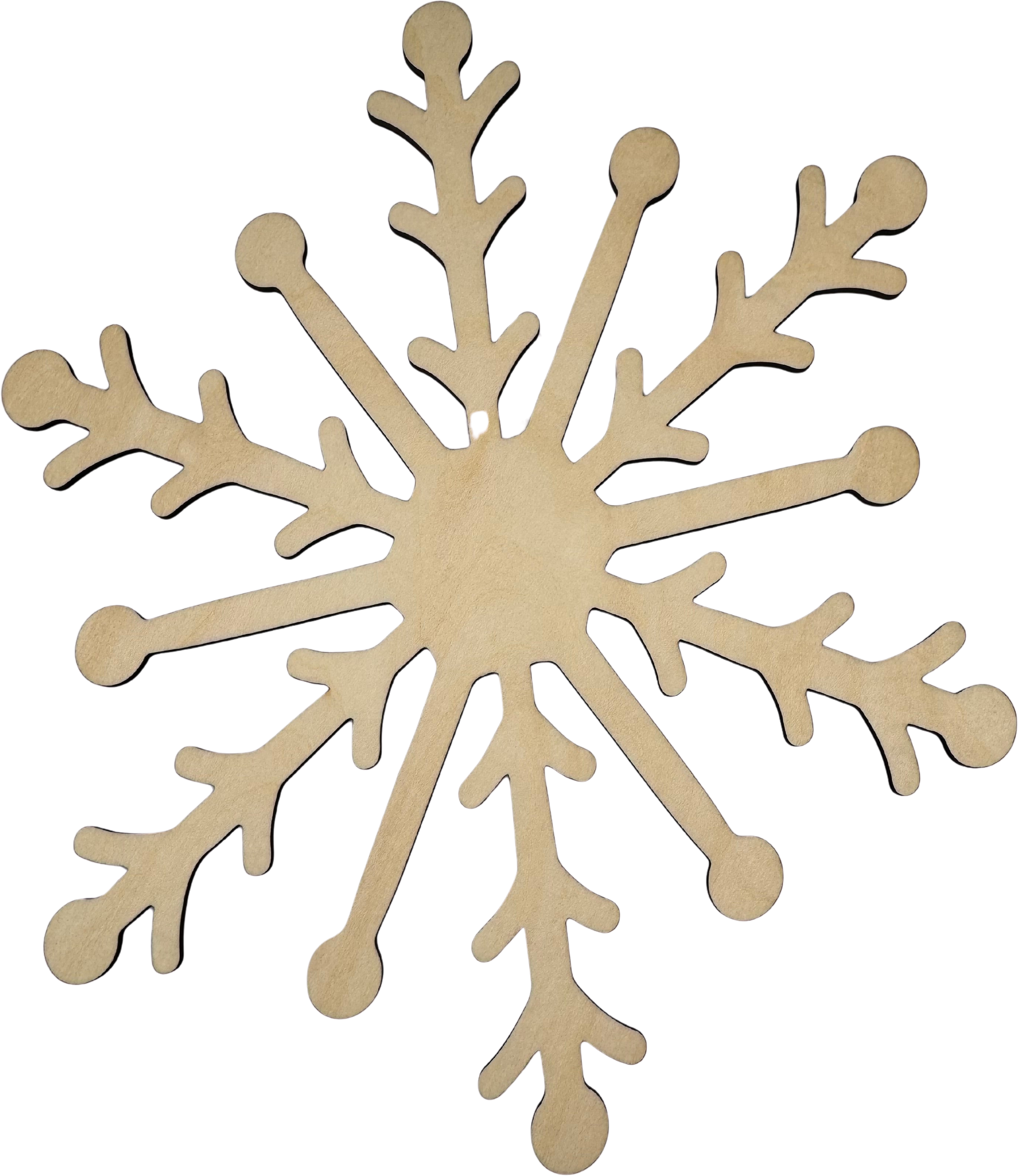 Lawn and Pets Christmas Wood Snow Flakes Design 29