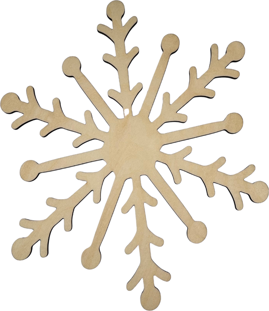 Lawn and Pets Christmas Wood Snow Flakes Design 29