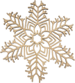 Lawn and Pets Christmas Wood Snow Flakes Design 43