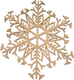 Lawn and Pets Christmas Wood Snow Flakes Design 64