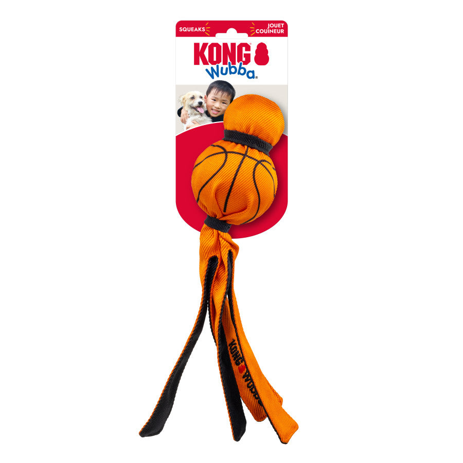 KONG Wubba Sport Dog Toy Basketball