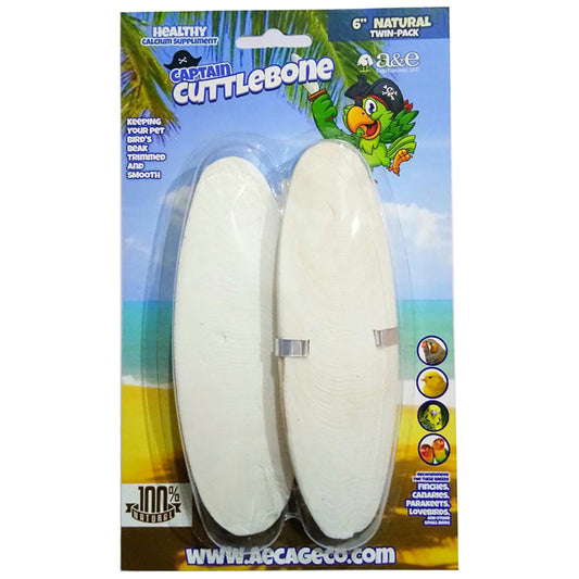 A & E Cages Captain Cuttlebone Natural Bird Treat