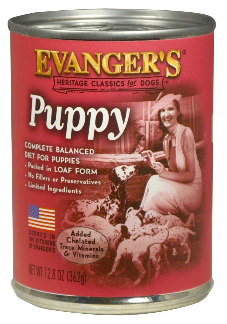 Evanger's Heritage Classic Puppy and Underweight Wet Dog Food