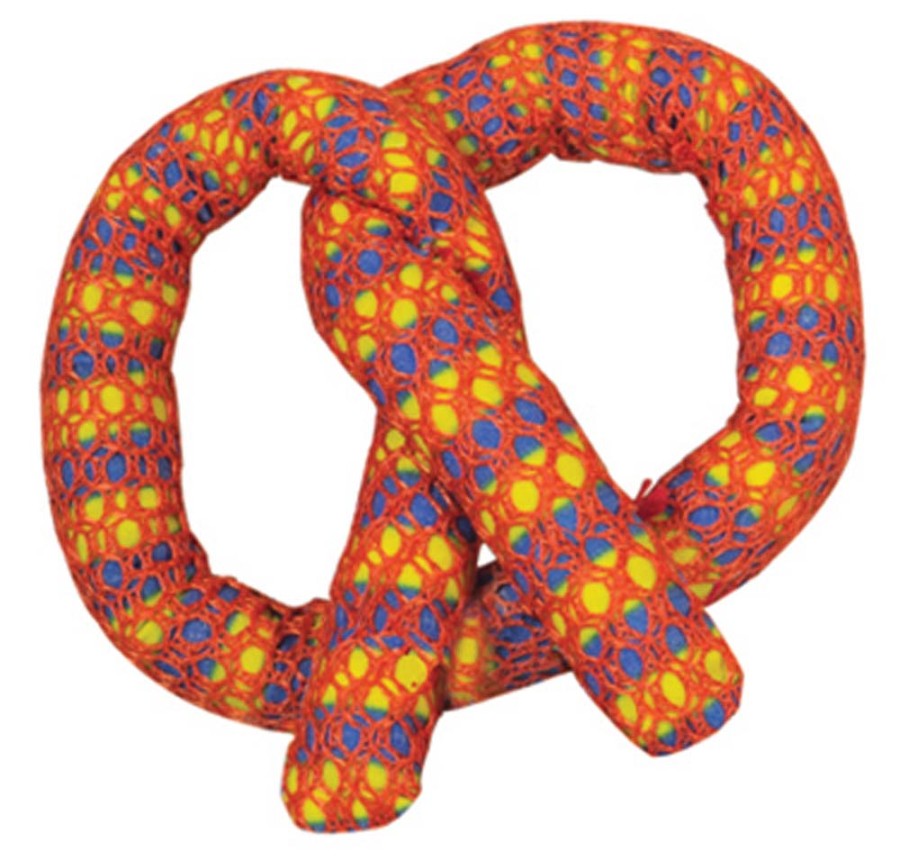 Petstages Catnip Plaque Away Pretzel Dental Cat Toy