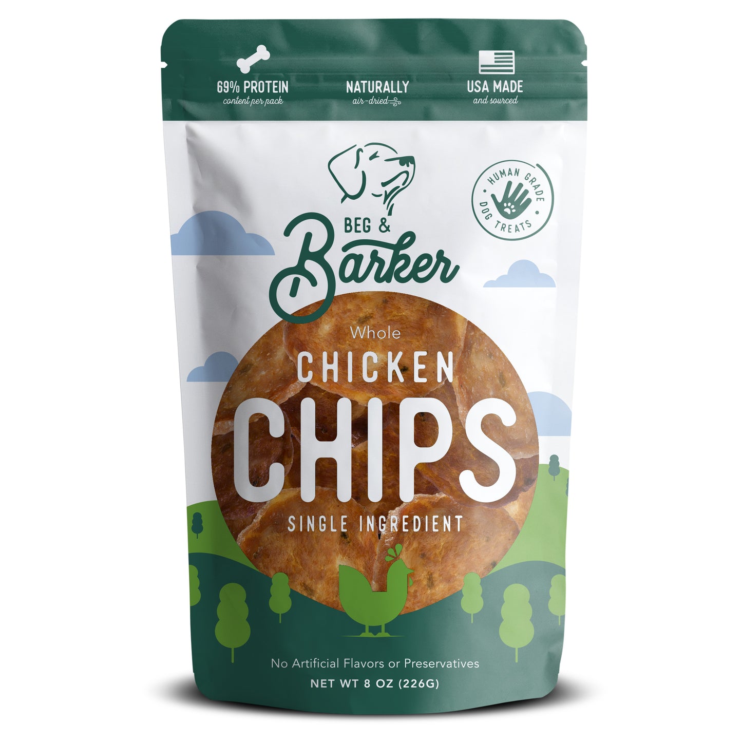 Beg and Barker Whole Chicken Chips Dog Treats
